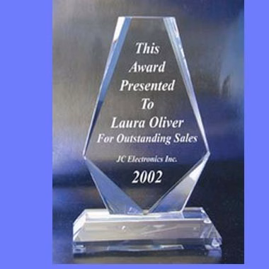 Premier Diamond Award with Solid Base