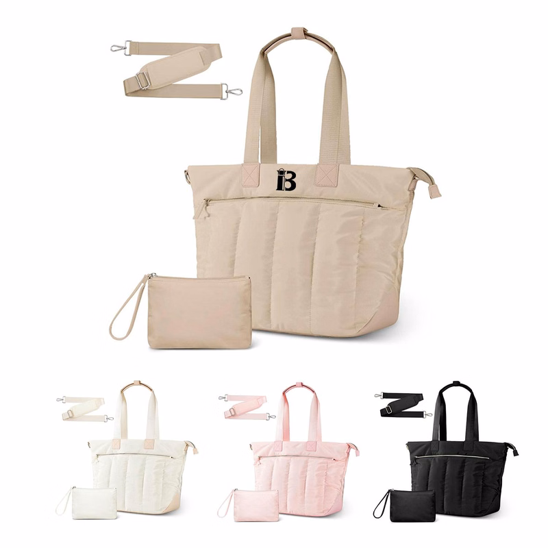15.6-inch Zipper Tote bag with Laptop Compartment for Women