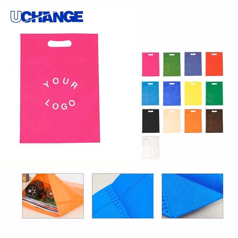 Nonwoven Tote Bag with Cut Handles