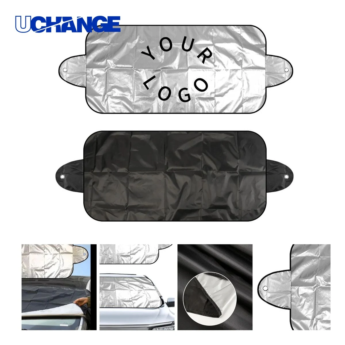 Adhesive Windshield Sunshade 1