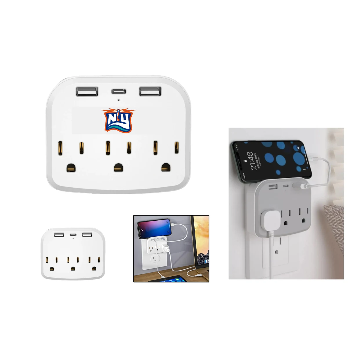 1 to Three Multi Interface Sockets 1
