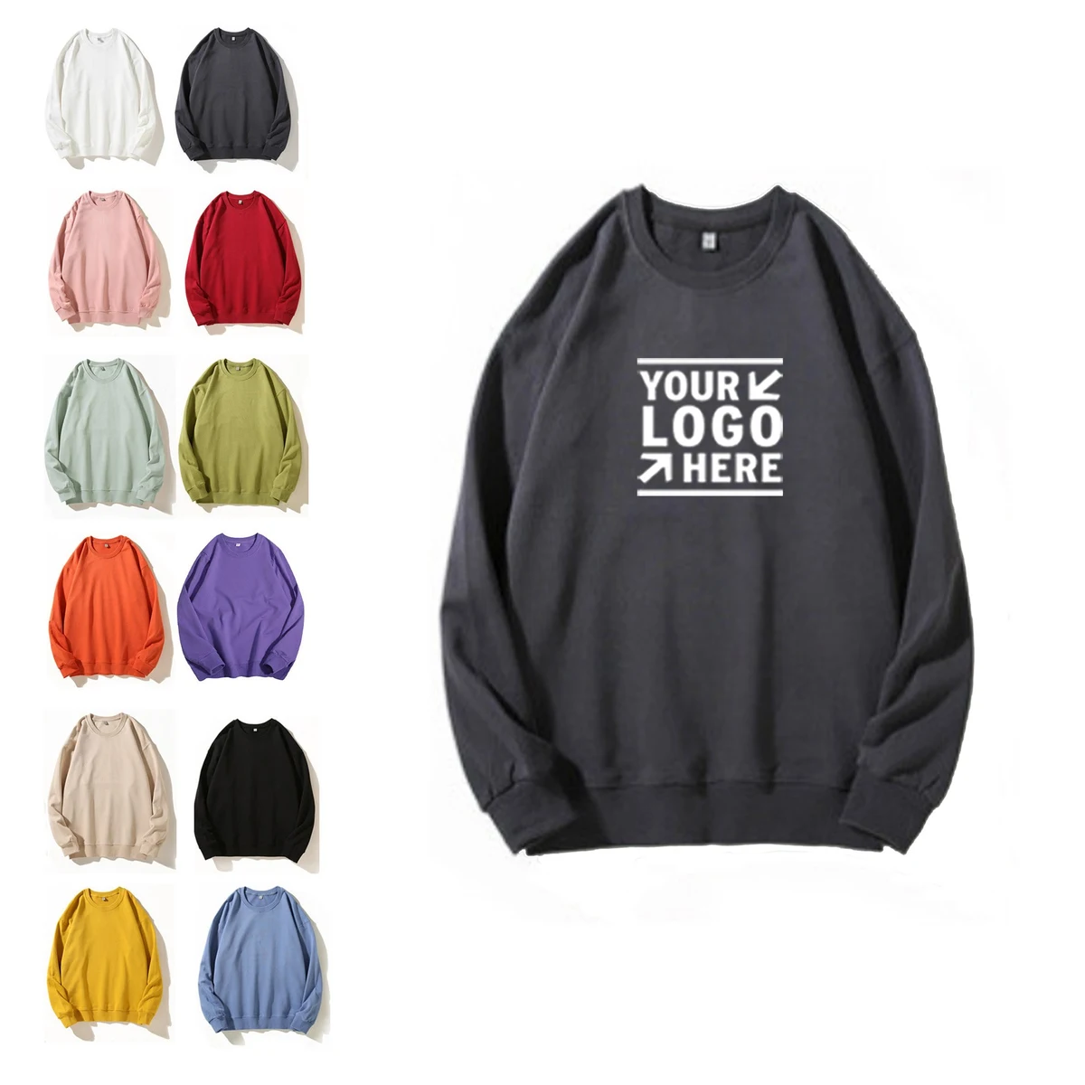 Men's Hooded Sweatshirt, custom hoodie or sweatshirt with logo imprint 1