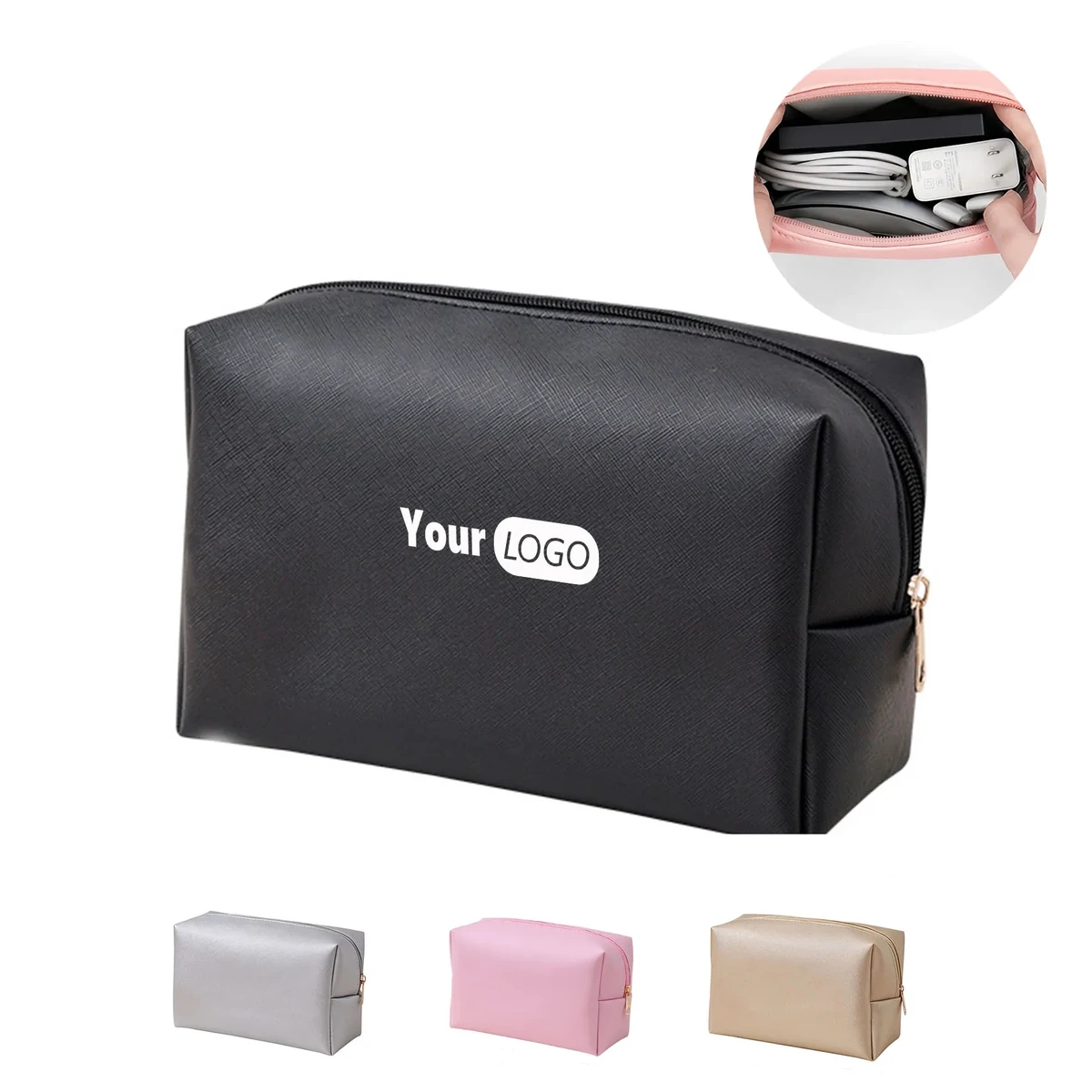 Polyurethane New Minimalist Lipstick Toiletries Storage Bag 1