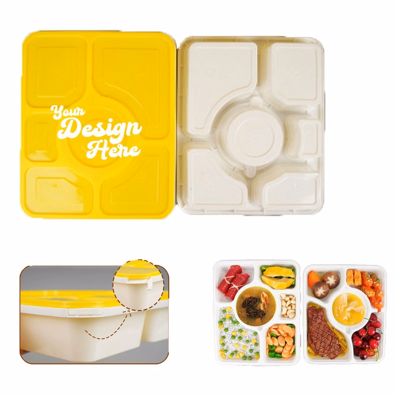 Eco-Friendly Disposable Takeout Containers with Secure Lids
