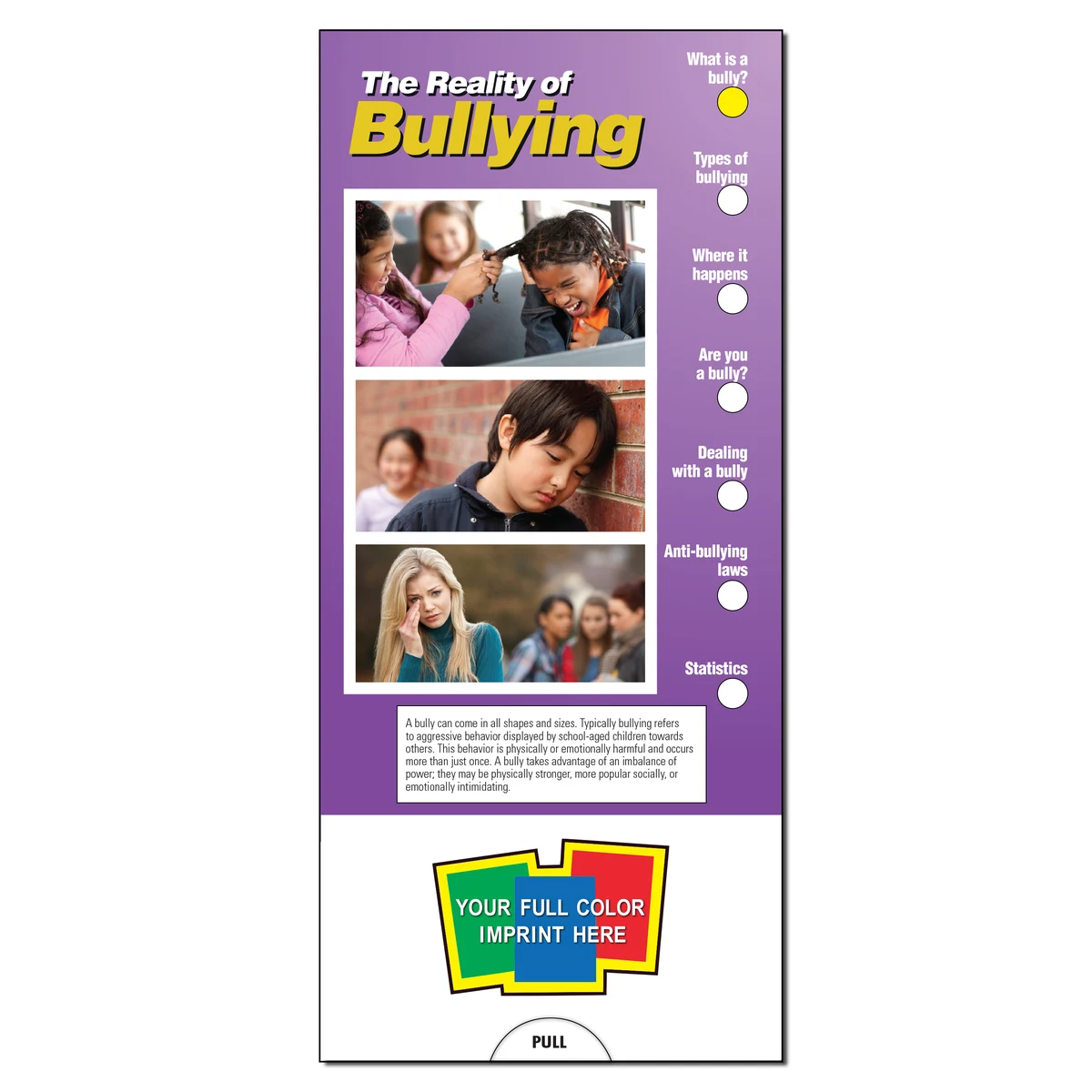 SLIDE CHART - Reality of Bullying Slide Chart 1