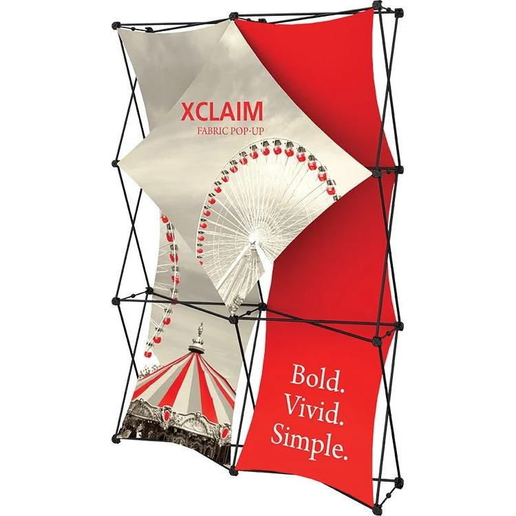 Xclaim 5ft Full Height Fabric Popup Display Kit 01 1