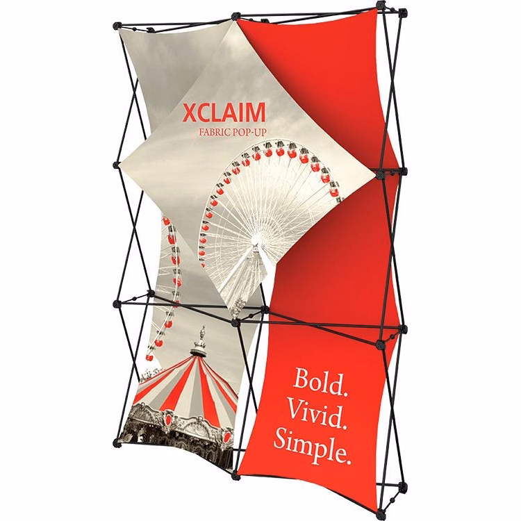 Xclaim 5ft Full Height Fabric Popup Display Kit 01