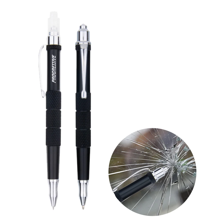 Union Printed - 2 in 1 Emergency Stainless Steel Tactical Pen 1