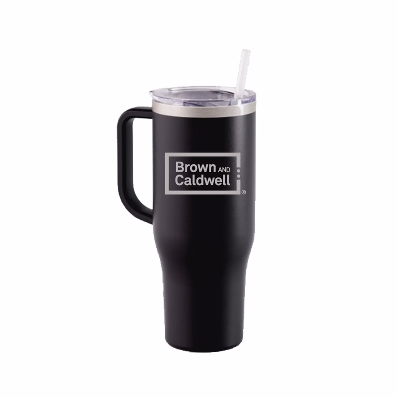 Maars 40 Oz. Stainless Steel Travel Mug - Black