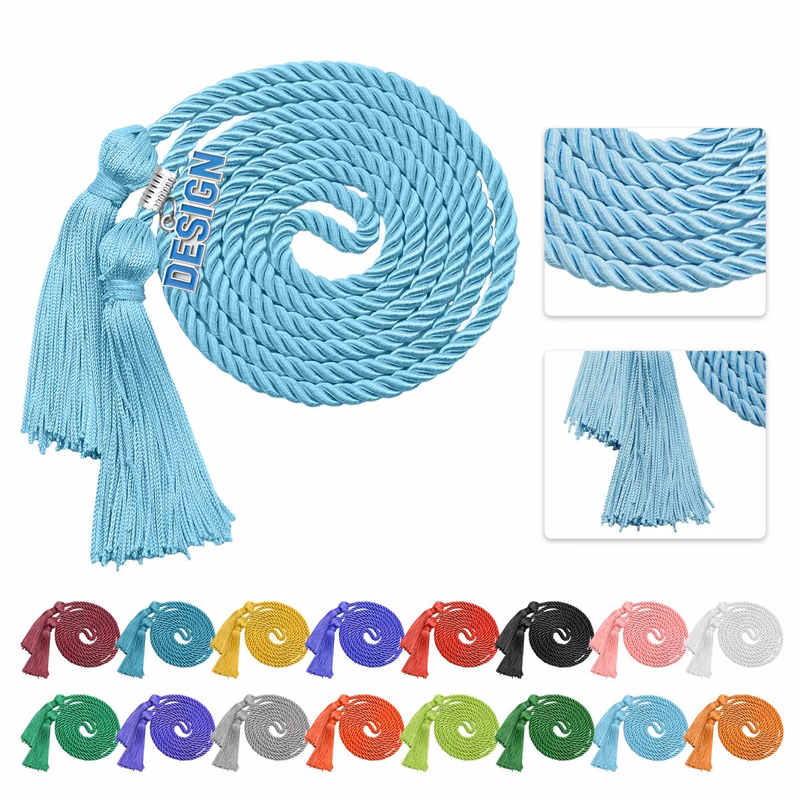 Premium Graduation Honor Cords With Dual Tassels