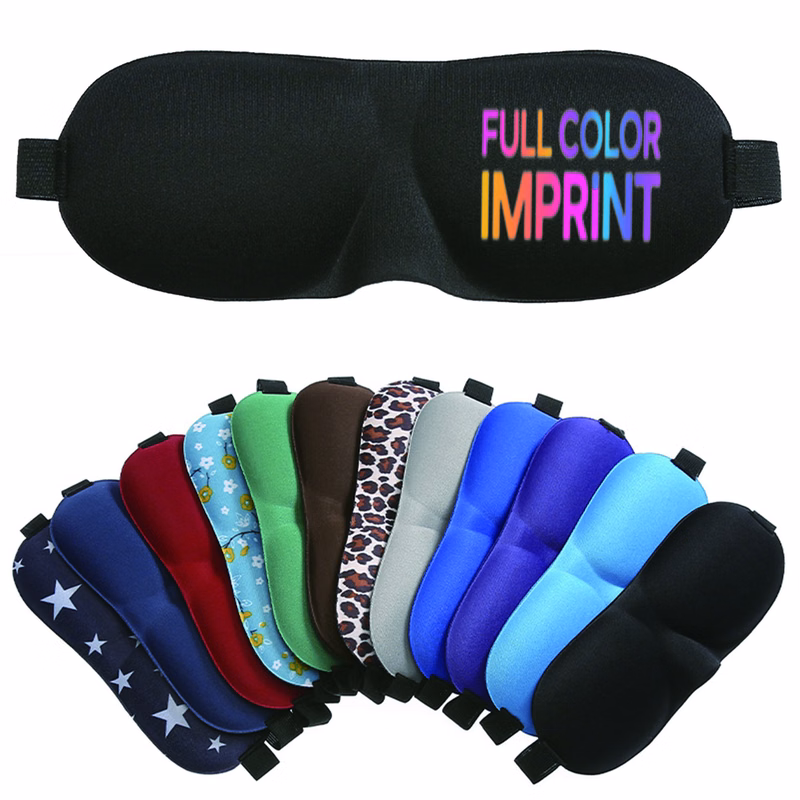MOQ 50 PCS Polyester Sleep Eye Mask