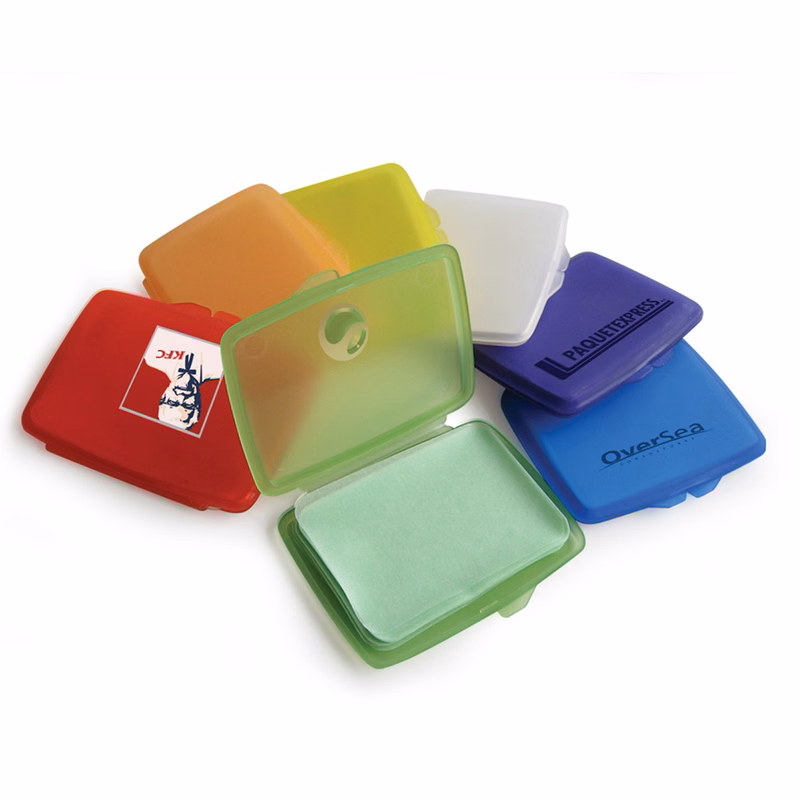 Travel-Size Paper Soap with Plastic Container