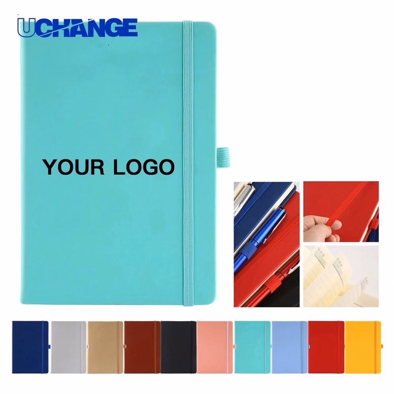 PU Leather Journal Notebook 200 Pages with Strap Closure
