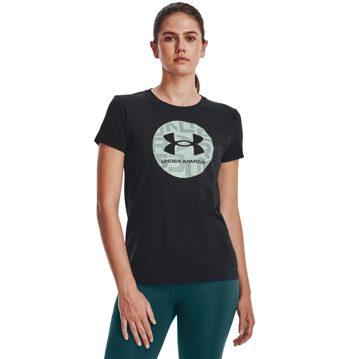 Women's UA Circle Wordmark Short Sleeve 1
