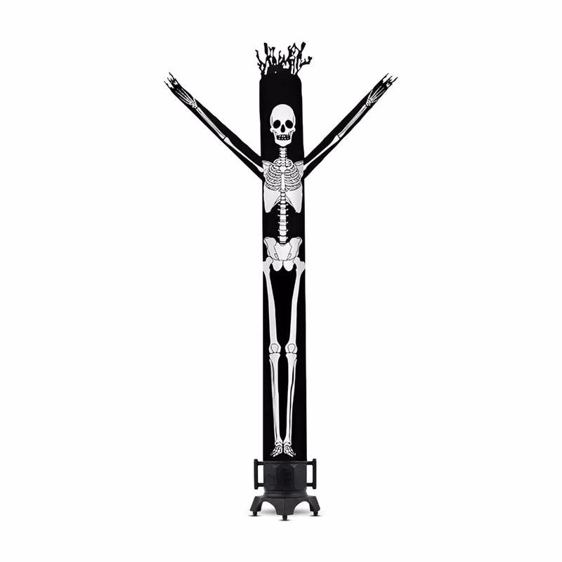 Halloween Skeleton Inflatable Tube Man with Blower
