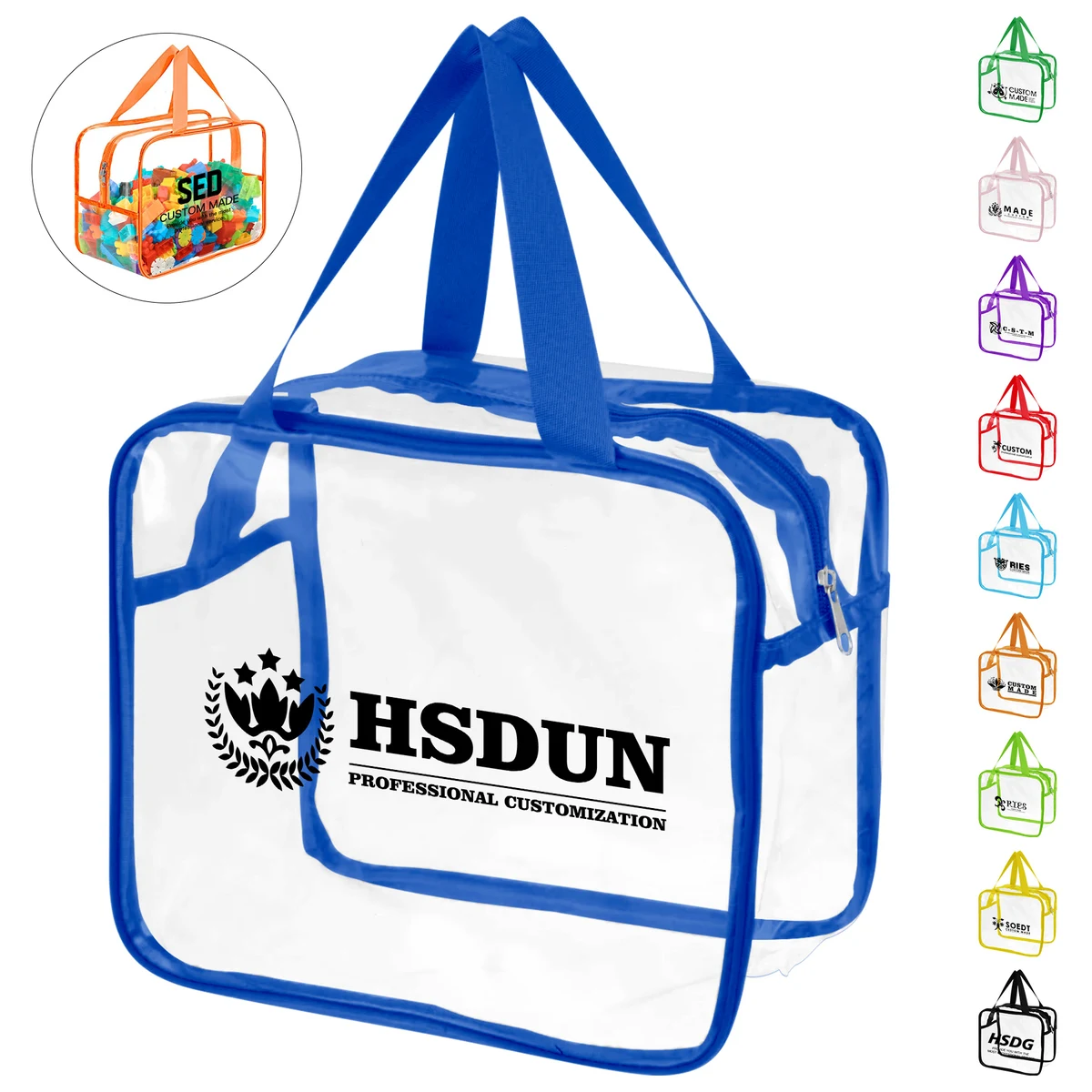 Portable Transparent PVC Makeup Bag 1