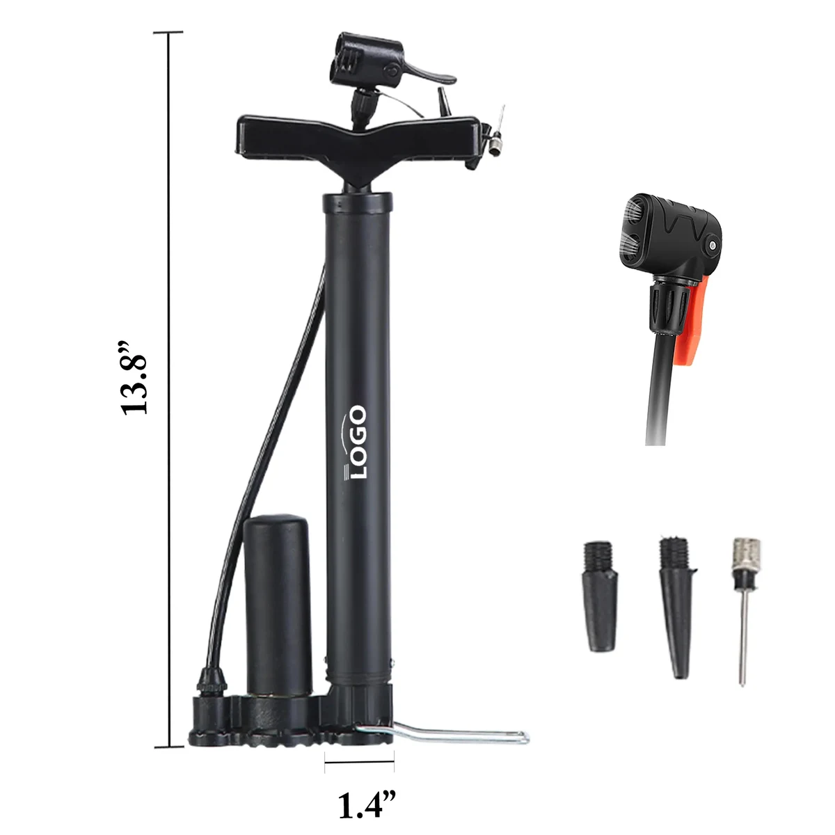 MOQ50 Multi Use Bike Ball Pump Home High Pressure 1