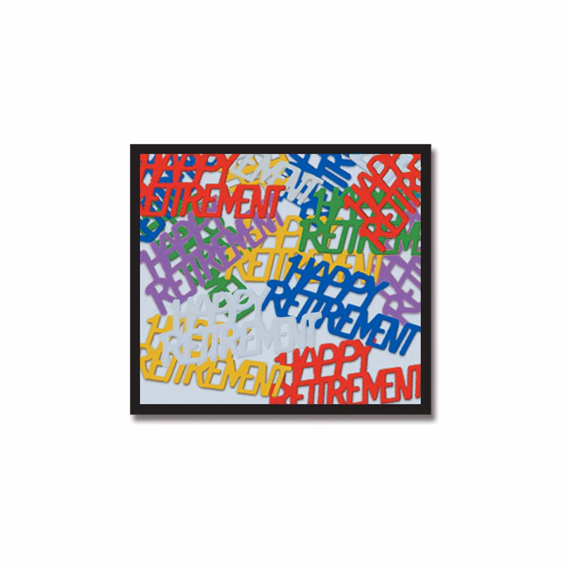 Fanci Fetti Multi Color Happy Retirement