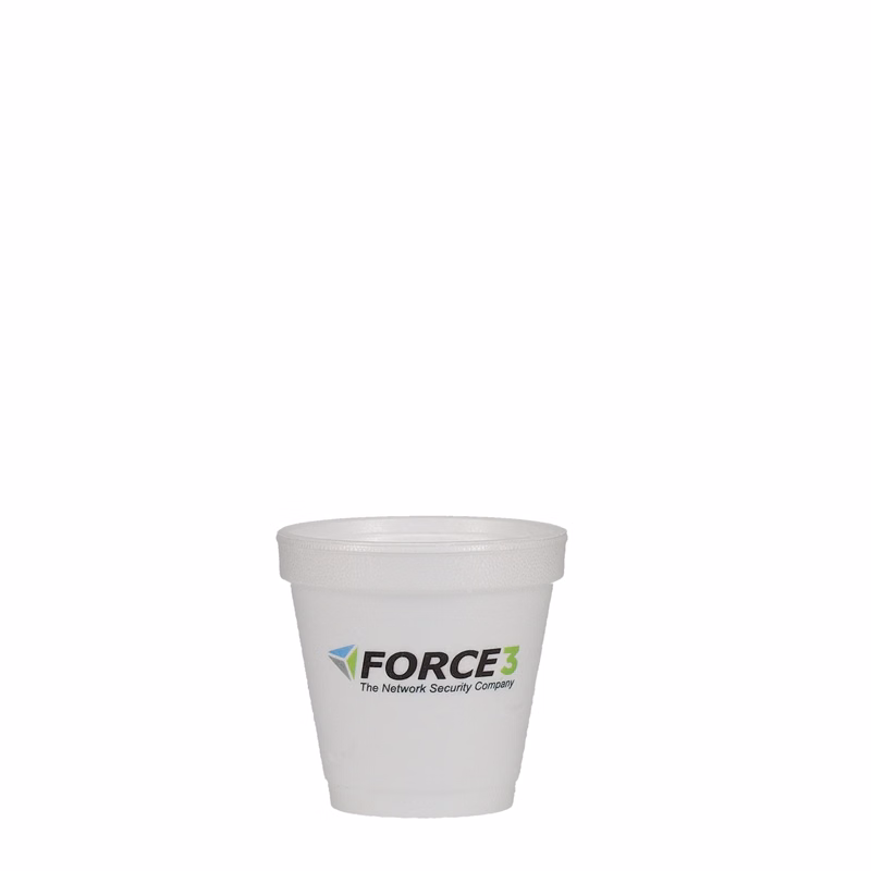 4 oz Foam Cup White Digital Print