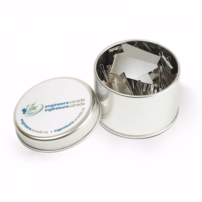 Tin Box with 50 Plain Ezy Clips