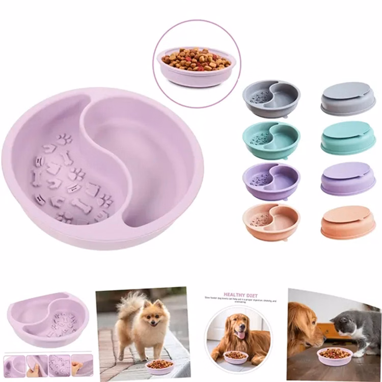 Silicone Dog Pet Water Bowl
