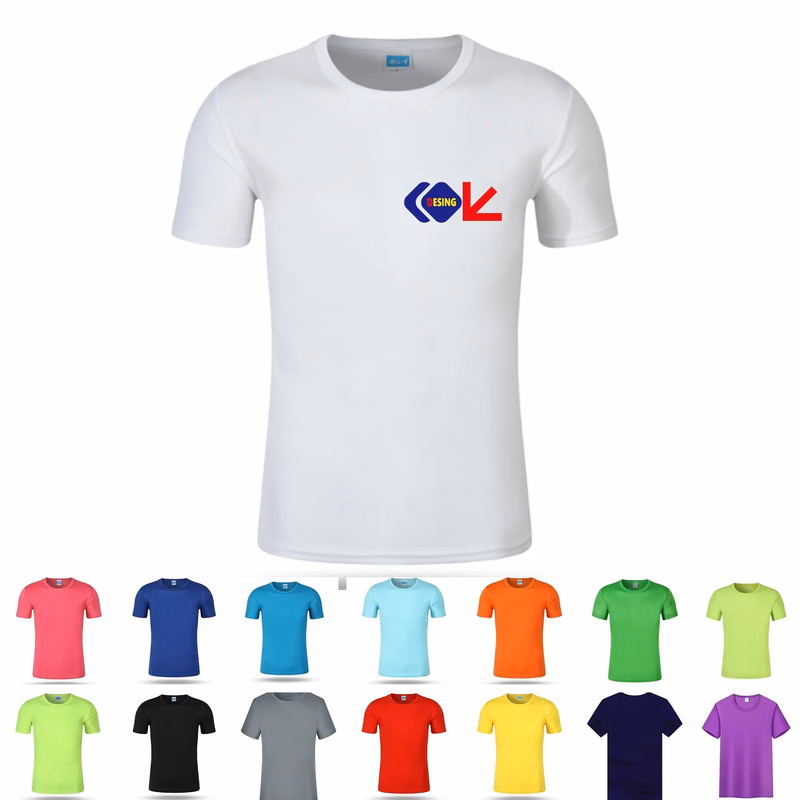 Customised Breathable Team Uniform T-Shirts MOQ 10pcs