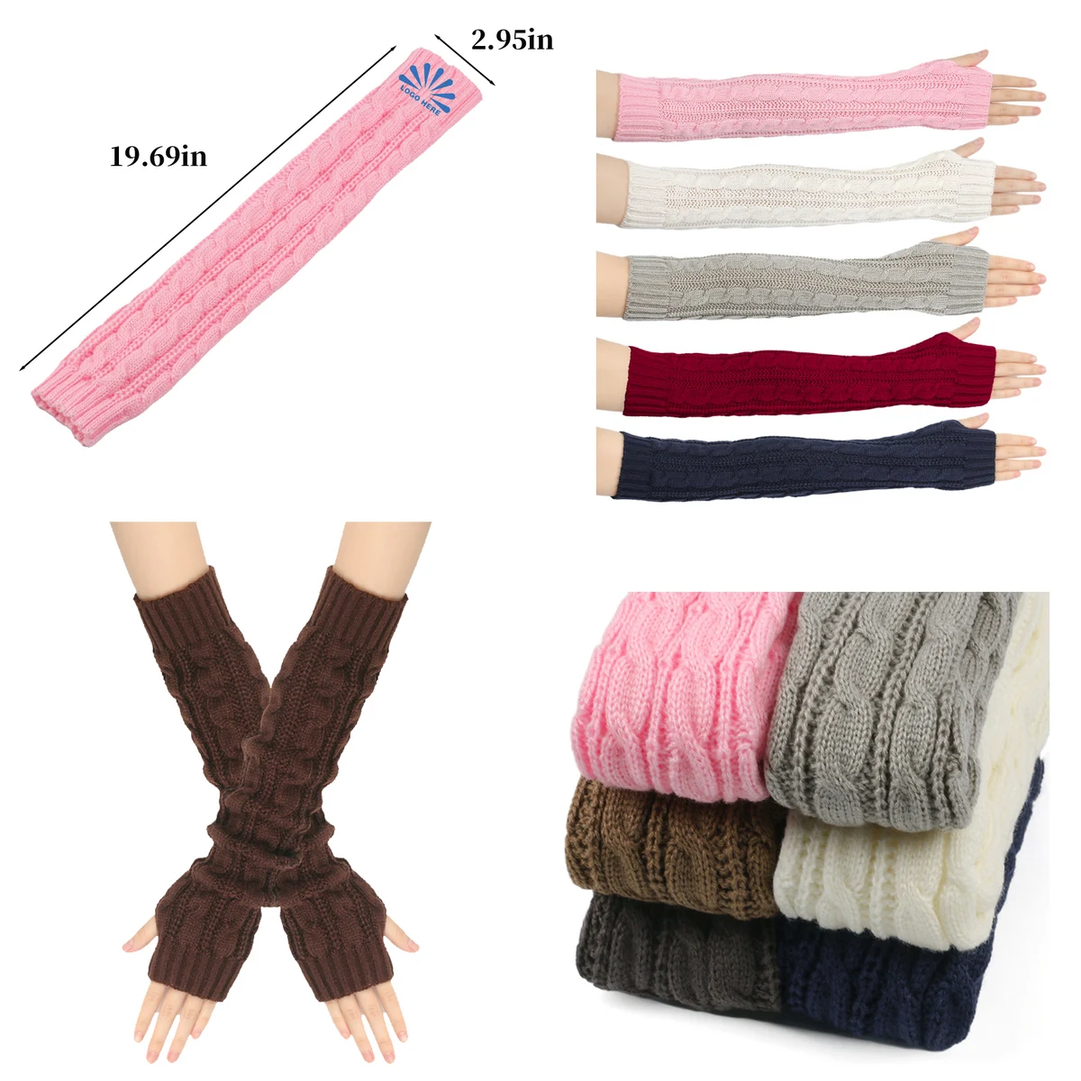 Windproof Thermal Arm Sleeves For Autumn Winter 1