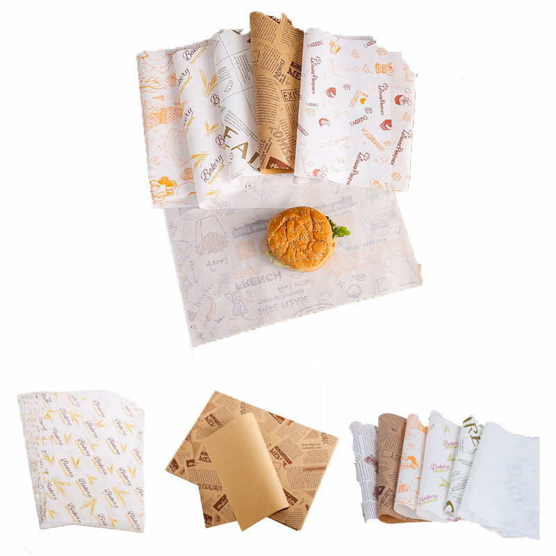 10 inches Custom Food Wrap Paper
