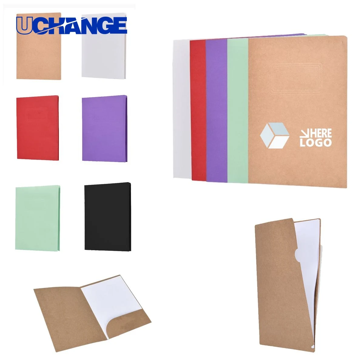 Custom A4 Paper Pocket File Folder 1