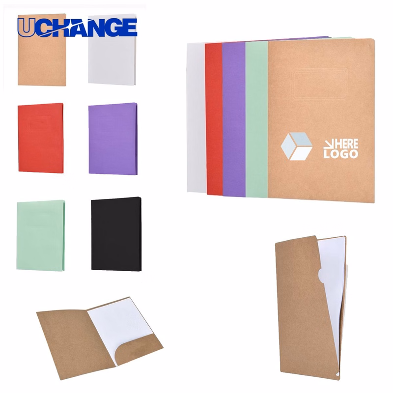 Custom A4 Paper Pocket File Folder