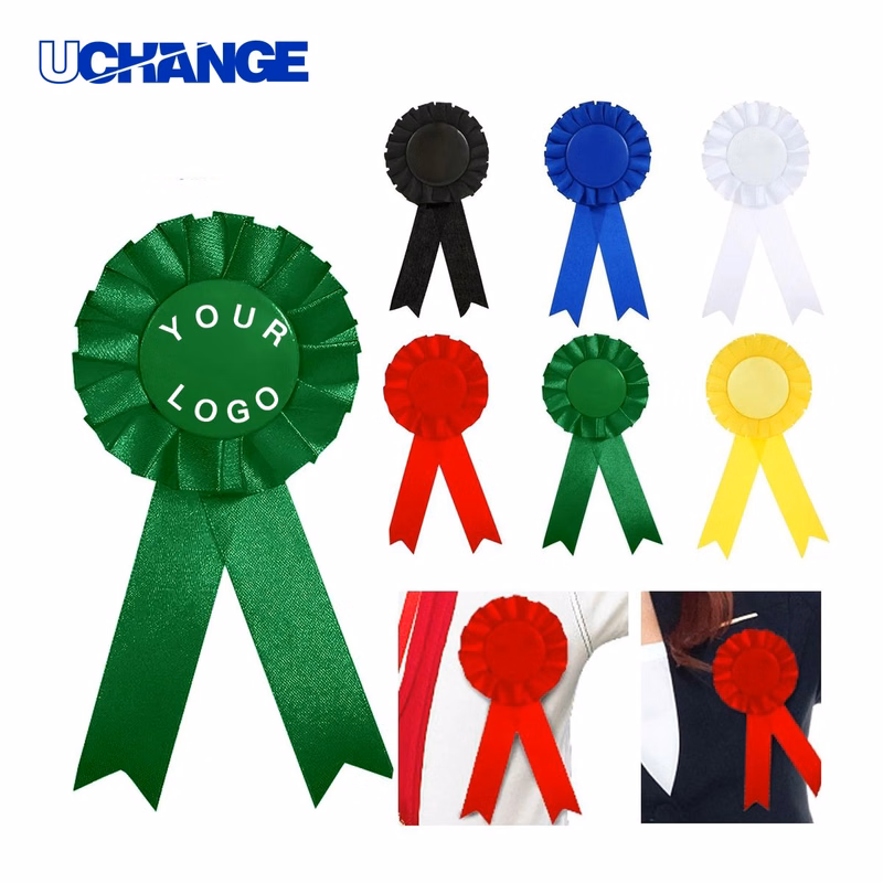 Tinplate Event Badge with Ribbon
