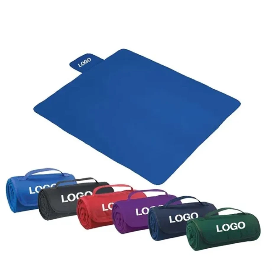 Promotional Roll-Up Fleece Blankets 1