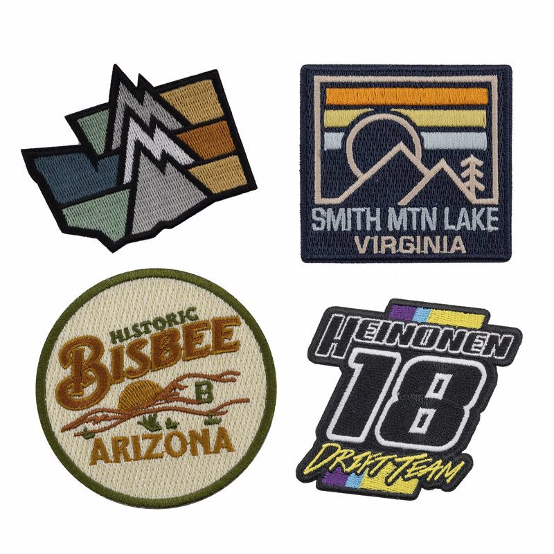 Custom Recycled Embroidered Patches (3")