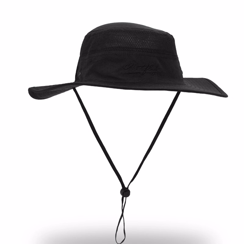 Nylon Fishing Bucket Hat With String MOQ50