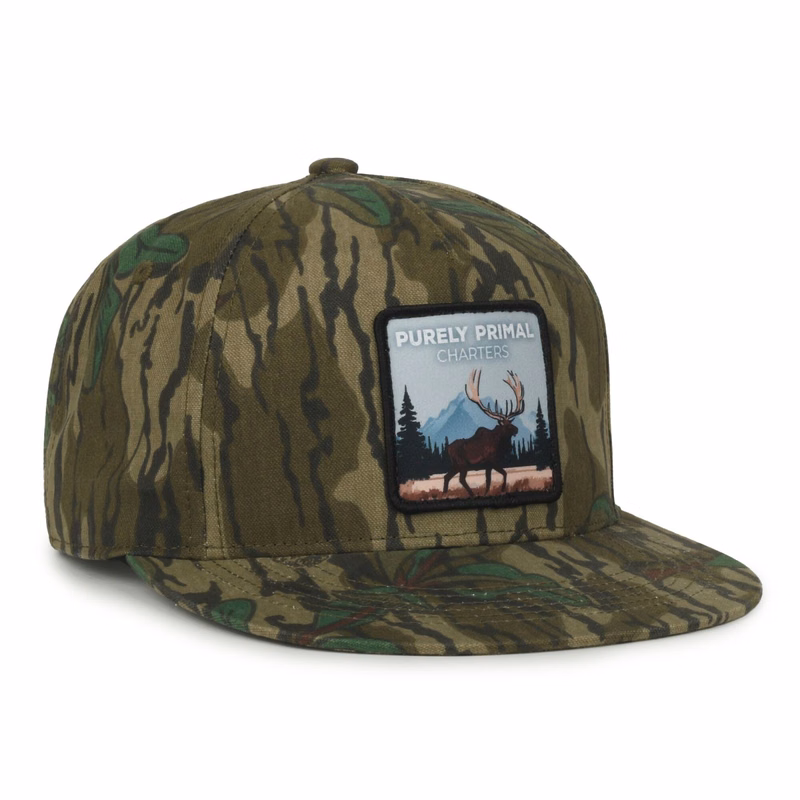 5-Panel High Crown Solid Back