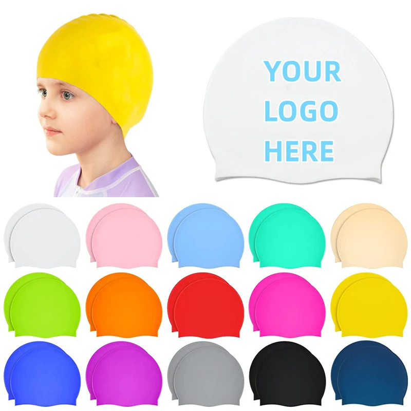 Kids Silicone Swim Cap 1
