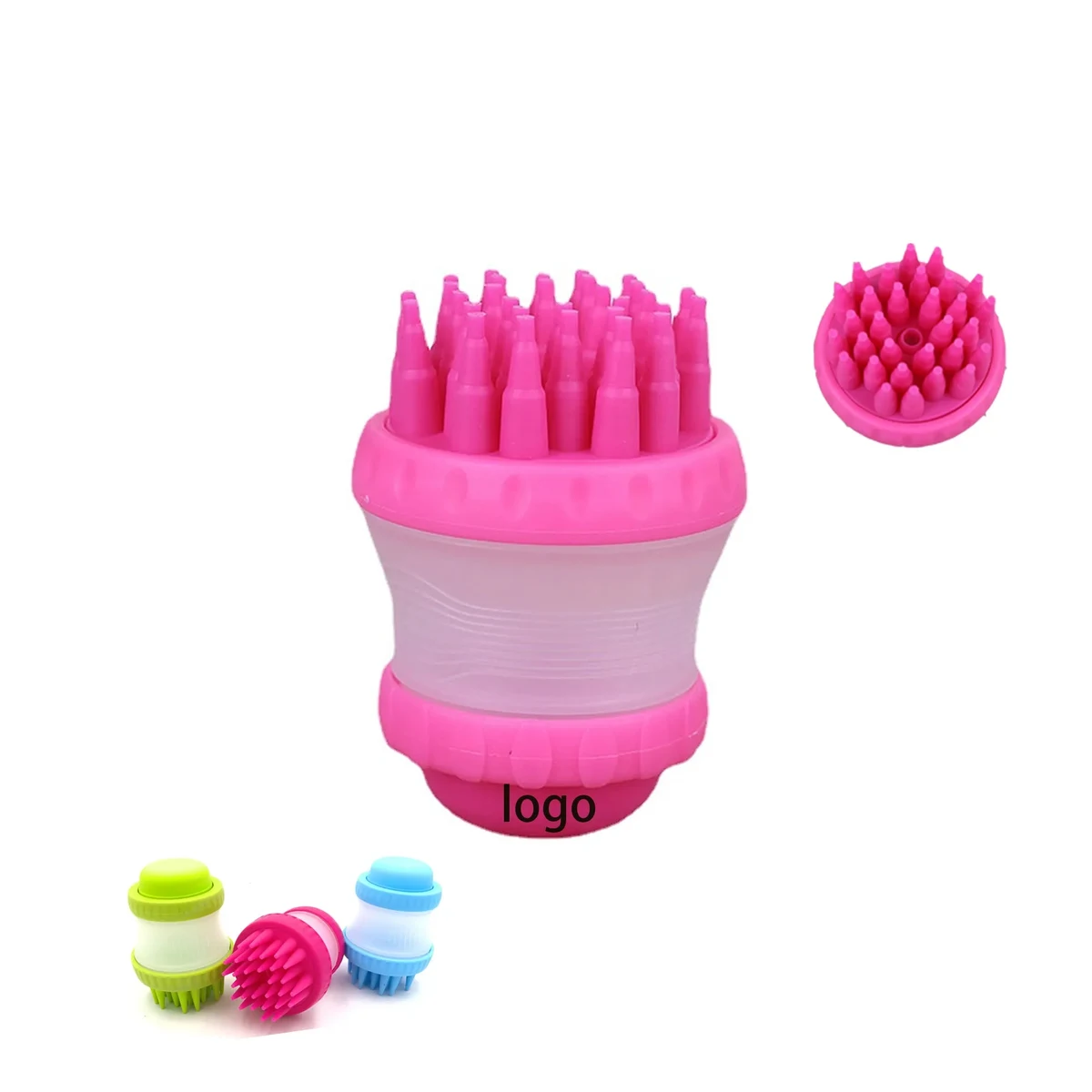 Cat Brush Soft Rubber Pins 1