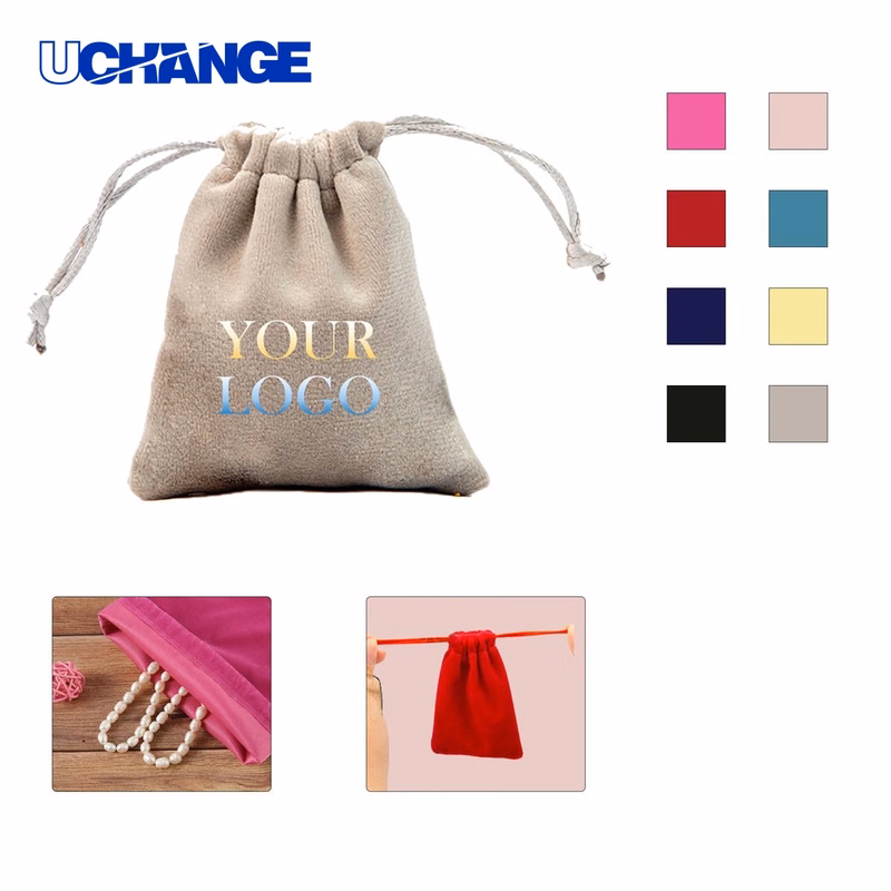 Flannelette Drawstring Pouch