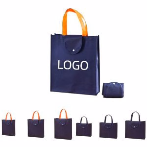 Foldable Non-woven Shopping Tote Bag(3 15/16" G)
