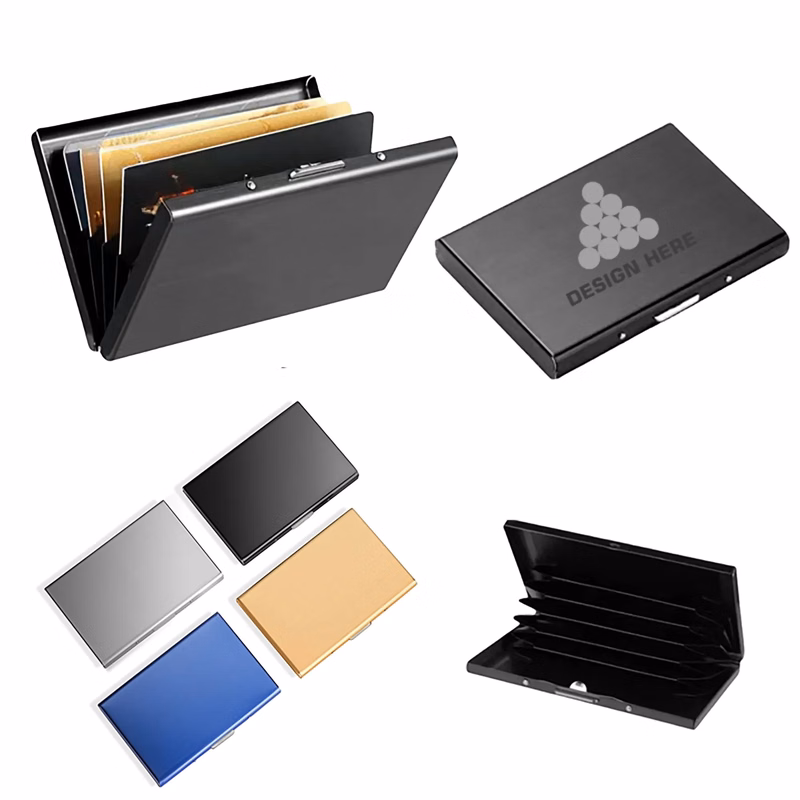 MOQ 30 Pcs Metal ID Card Holder RFID Wallets