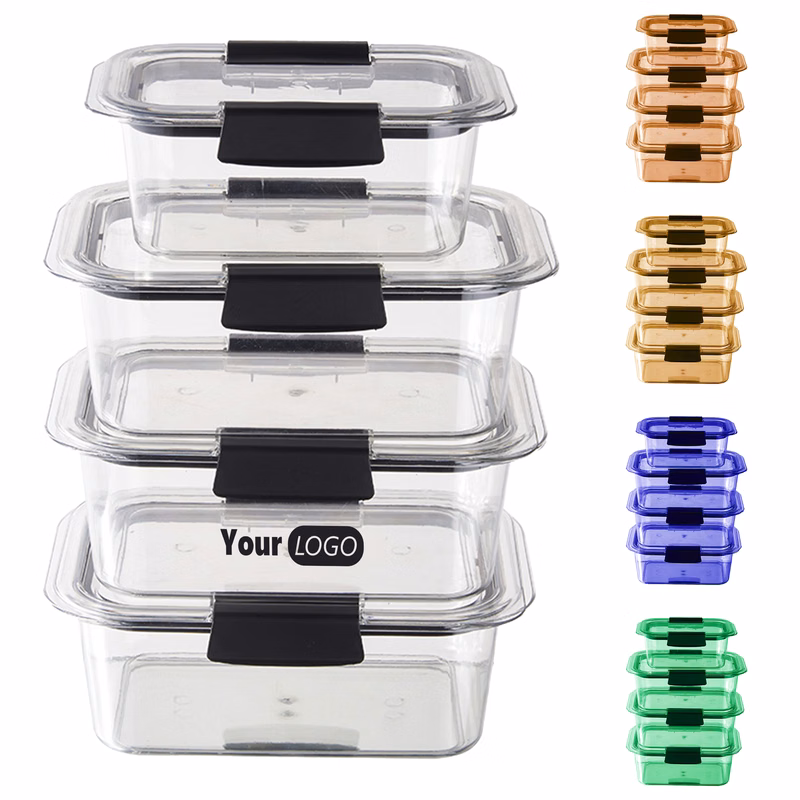 Plastic Airtight Colorful Food Storage Containers