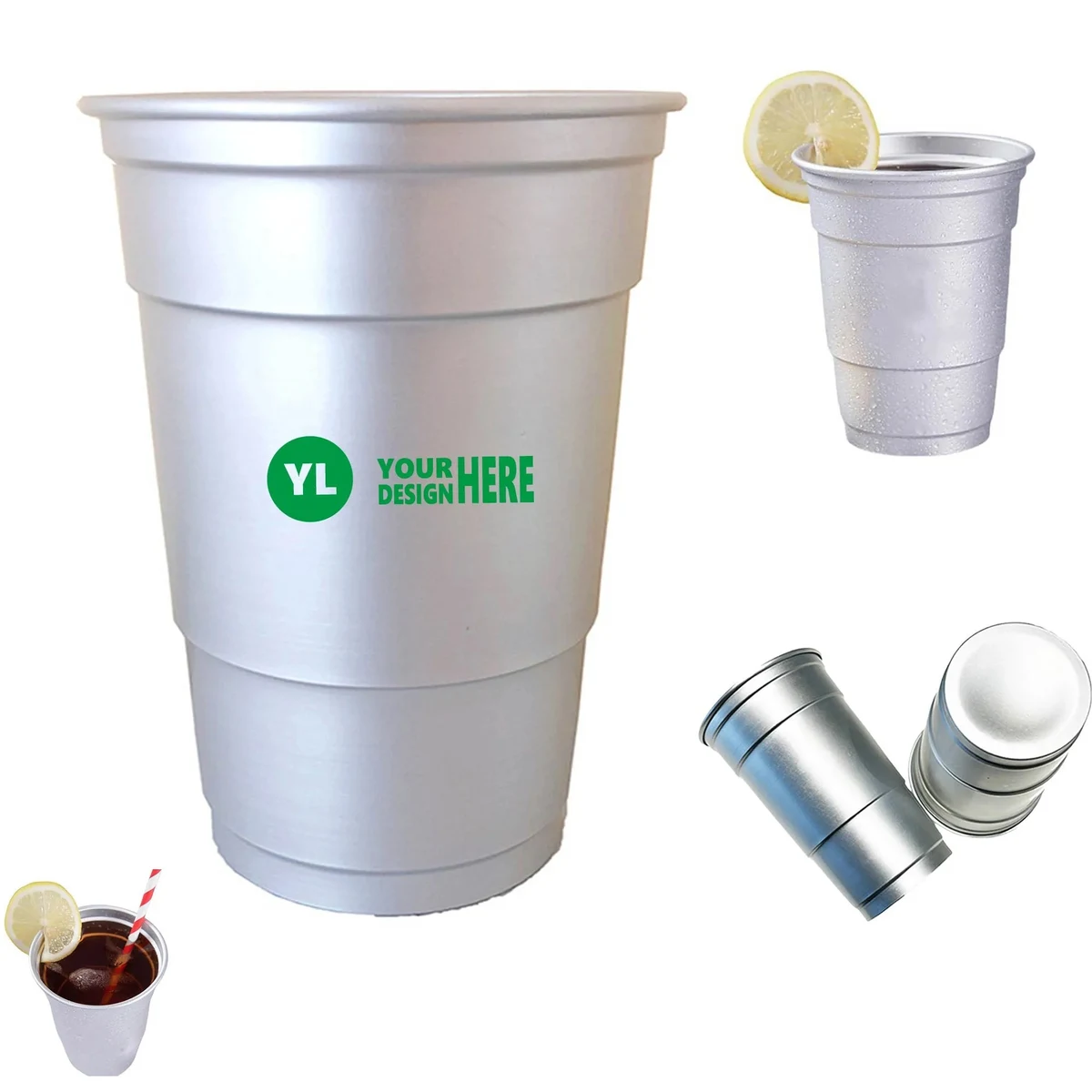 17 Oz Recyclable Party Aluminum Cup 1