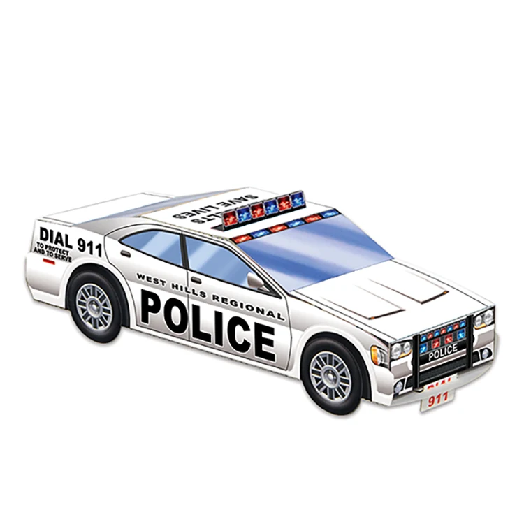 Paper Police Car 1