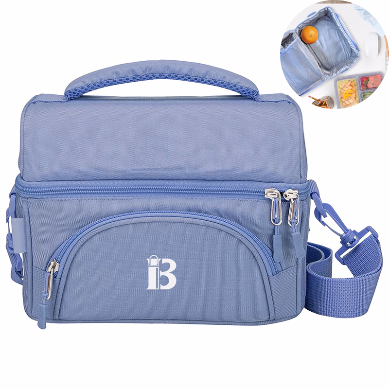 Large Capacity Oxford Cloth Insulated Crossbody Bag