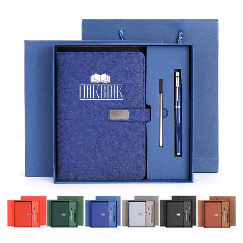 A5 Business Gift Set with Notebook Pen Refill