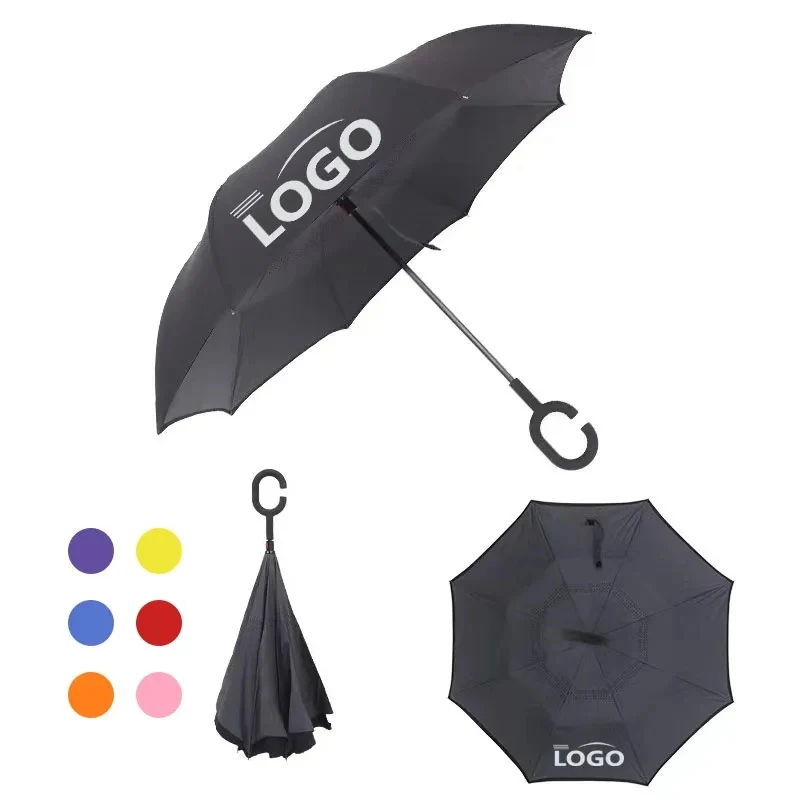 Reversible Inverted Umbrella with C-Shaped 1