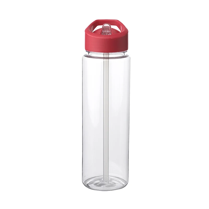 Plastic Bottle with Sip Straw and Handle, 24 oz. 1