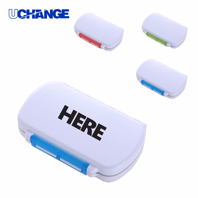 Health Travel-Friendly 6-Grid Medication Pill Case Organizer