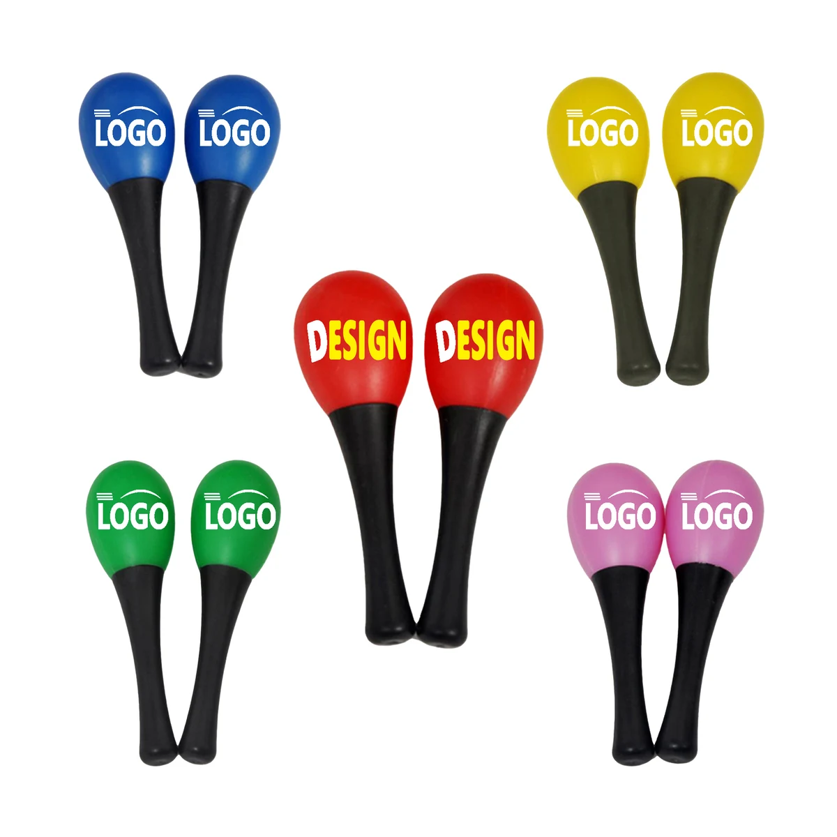 Plastic Maraca Shaker 1