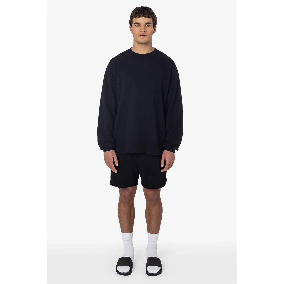 HEAVY THERMAL GARMENT DYE SHORTS 1
